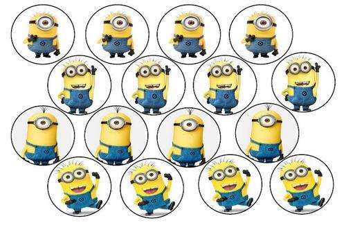 Despicable Me Edible Picture Cupcake Toppers