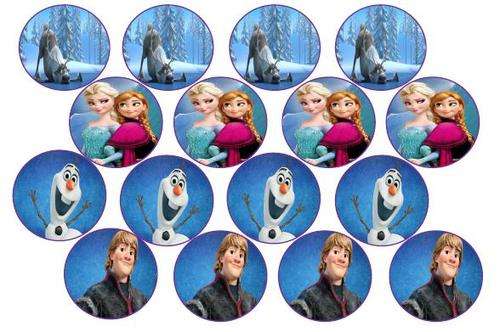 Frozen Picture Cupcake Toppers