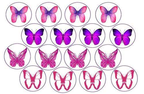 Butterfly Cupcake Toppers