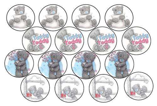 Tatty Teddy Edible Picture Cupcake Toppers