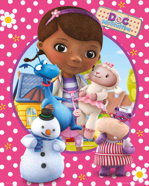 Doc McStuffins Party Pack - Edible Picture Cake & Cupcake Toppers