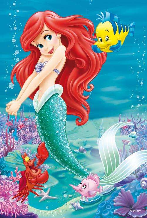 The Little Mermaid edible picture Cake Toppers