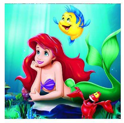 The Little Mermaid Edible Cake & Cupcake Toppers Pack - Sale