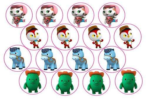Sheriff Callie Edible Picture Cupcake Toppers