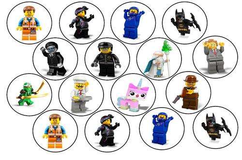 Lego Edible Picture Cupcake Toppers