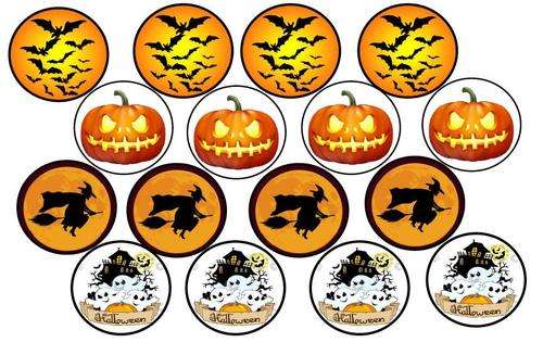 Halloween Picture Cupcake Toppers
