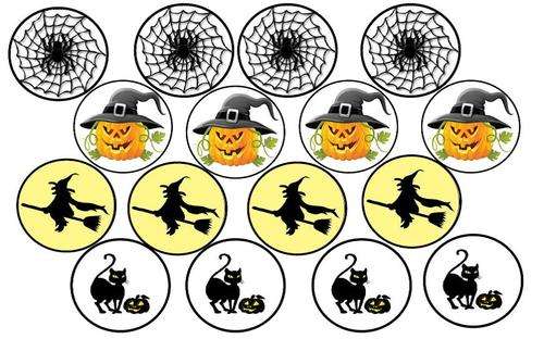 Halloween Picture Cupcake Toppers