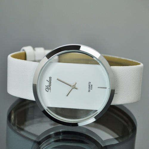 White ladies watch with transparent dial Local stock!!!