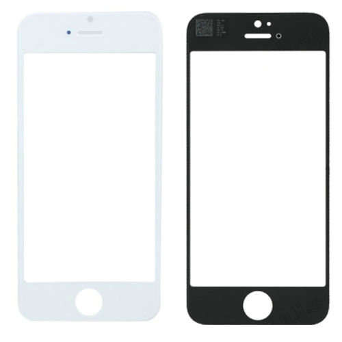 Iphone 5, 5s, 5c Front Touch Screen Digitizer Outer Glass Lens (Black or White) + FREE screenguard