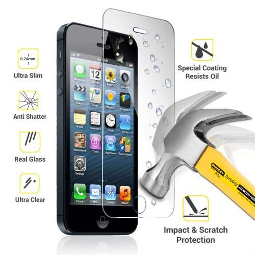 Tempered Glass LCD Screen Protector For Samsung, Iphone, Sony Xperia, LG, Huawei - various models!