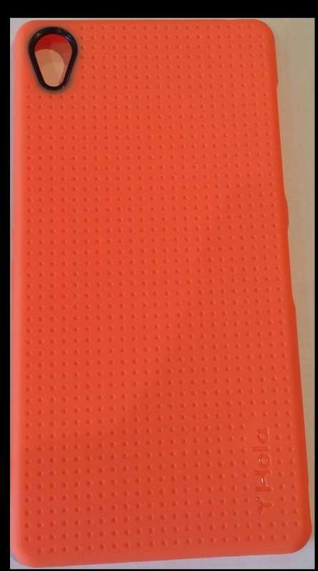 Bumbelbee TPU Gel Case Pouch For Sony Xperia Z3 - Neon Orange