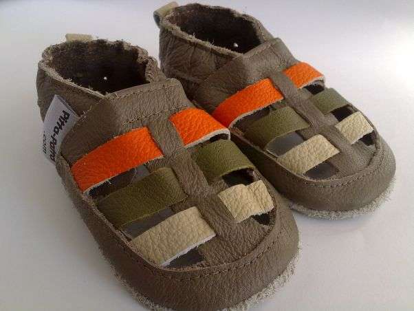 SOFT GENIUNE LEATHER PITTA PATTA HAND-MADE BABY SHOES