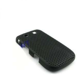 Mesh Hard Back Case for Blackberry Torch 9800 - Black- Clearance