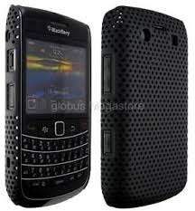 Mesh Hard Back Case for Blackberry Torch 9700 - Black- Clearance