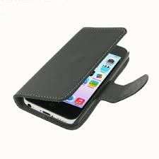 Book Case Pouch For Iphone 4 and 4s - black