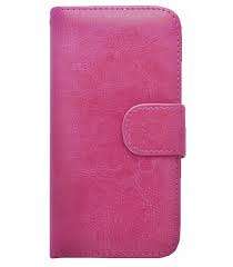 Iphone 5 / 5s Book Case Flip Pouch For Iphone 5 or 5s -  pink