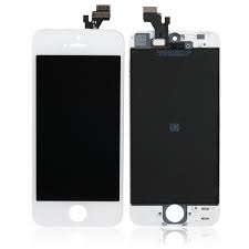 LCD TOUCH FRAME COMPLETE ASSEMBLY DIGITIZER FOR APPLE IPHONE 5 (WHITE) - second hand