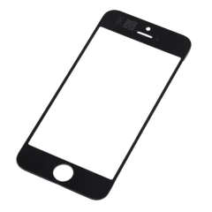 Iphone 5, 5s, 5c replacement glass lens with FREE screenguard - Black or White