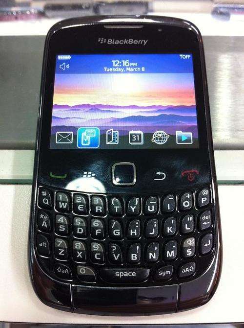 BLACKBERRY 9300 CURVE WITH CHARGER (BLACK)