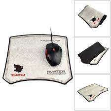 WILD WOLF HUNTER PRECISION GAMING SURFACE MOUSE PAD - 25cmx29cm