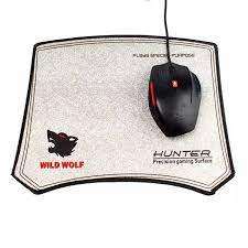 WILD WOLF HUNTER PRECISION GAMING SURFACE MOUSE PAD - 25cmx29cm