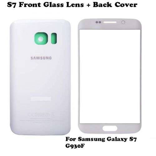 Samsung Galaxy S7 Outer Front Glass PLUS Back Cover - White