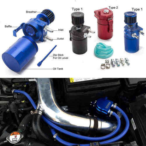 EPMAN UNIVERSAL OIL CATCH CAN WITH BREATHER FILTER