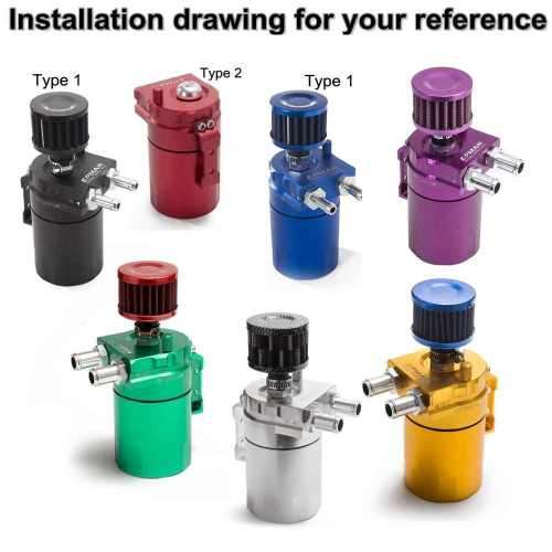 EPMAN UNIVERSAL OIL CATCH CAN WITH BREATHER FILTER
