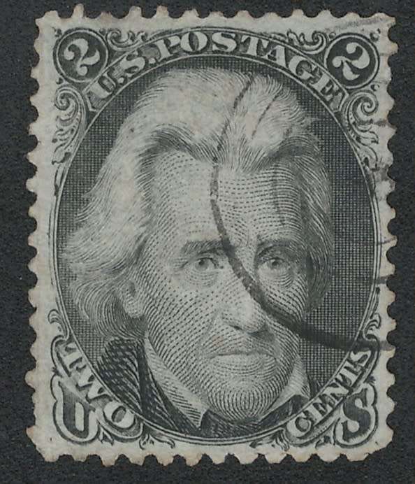 USA-Scott #73-1861/62-2c-Black  used. Price R180. (CV R1,100)