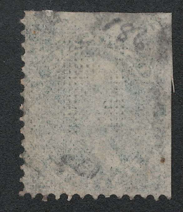 USA-1867-Scott #96-F Grill-10c-Yellow Green used. Price R85 (2017 cv R4,625)