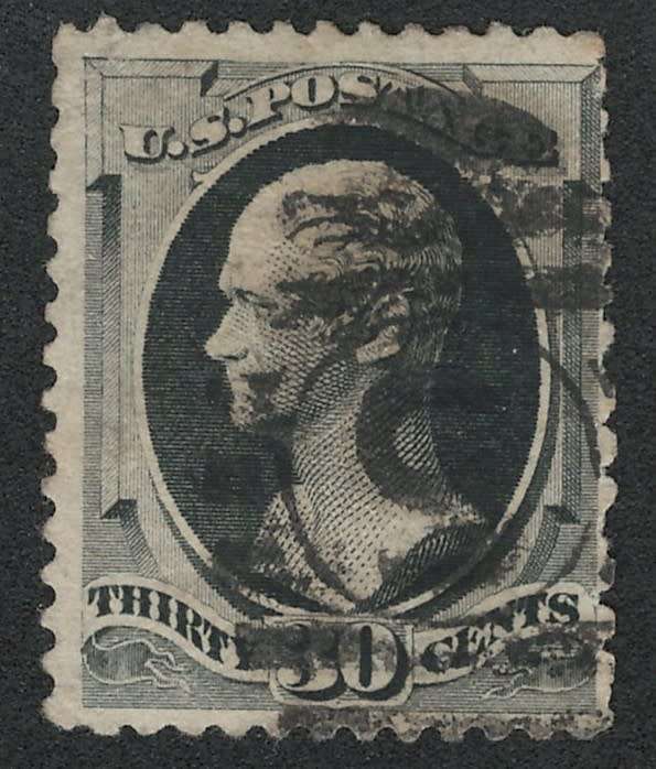USA-Scott #154 1870/71 30c Black. Price R525 (cv R5,850)