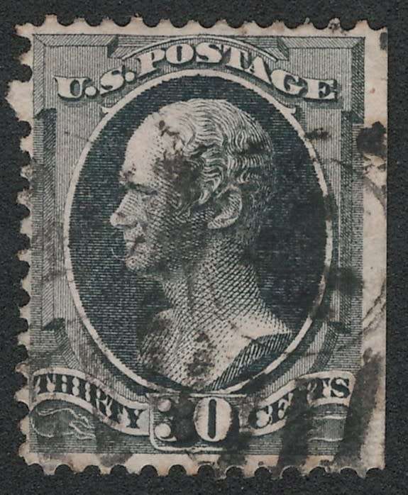 USA-Scott #165 1873 30c Gray Black. Price R275 (cv R2730)
