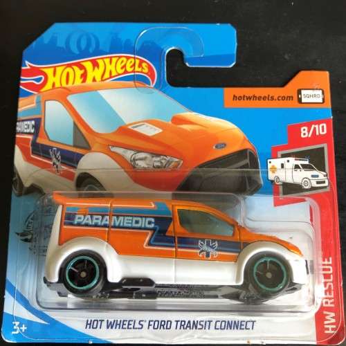 MAINLINE - CARDED - HOT WHEELS FORD TRANSIT CONNECT - 2020 - GHC65
