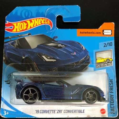 MAINLINE - CARDED - `19 CORVETTE ZR1 CONVERTIBLE - 2020 - GHF01
