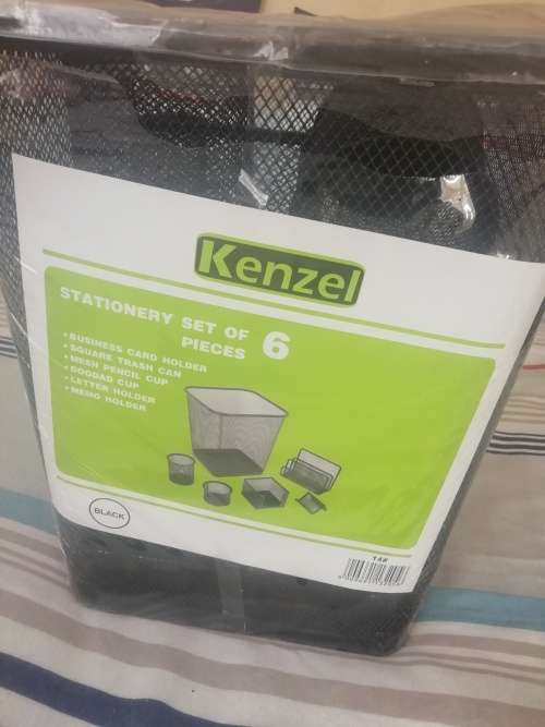 Kenzel 6pcs Stationery Set #14 Black