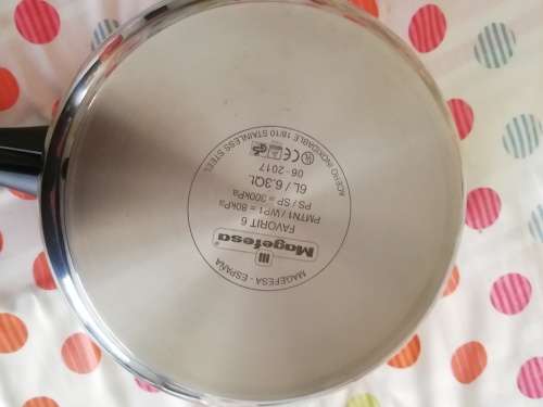 Magefesa - 6 Litre Stainless Steel Pressure Cooker