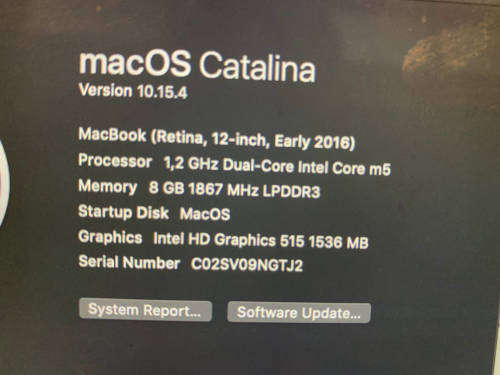 Macbook 12` 512Gb (2016 Model)