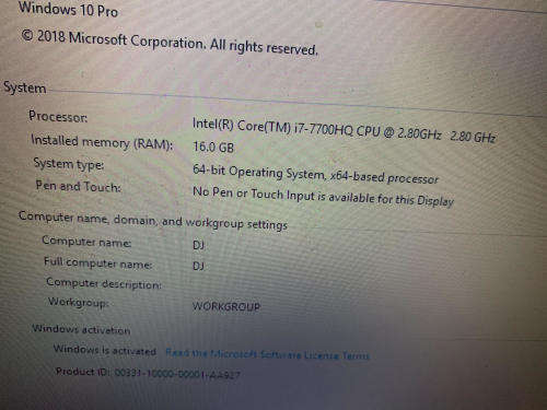 MSI GE72 7RE Apache Pro i7 16Gb GTX1050Ti