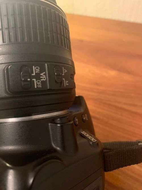 Nikon D3100 with 18-55mm kit lens