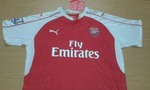 15-16 Arsenal Home Soccer Jersey, Size XL, New
