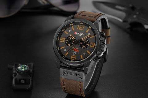 Curren Waterproof Sport Chronograph Quartz Wrist Watch