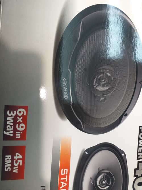 Kenwood KFC-S6966 400w 3way 6×9 Speakers