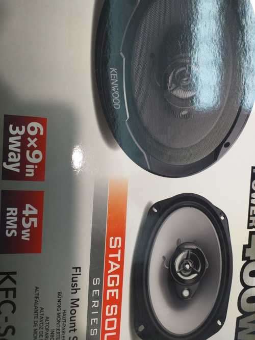 Kenwood KFC-S6966 400w 3way 6×9 Speakers