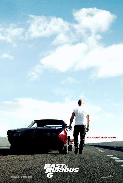 ORIGINAL CINEMA MOVIE POSTER " FAST AND THE FURIOUS 6"