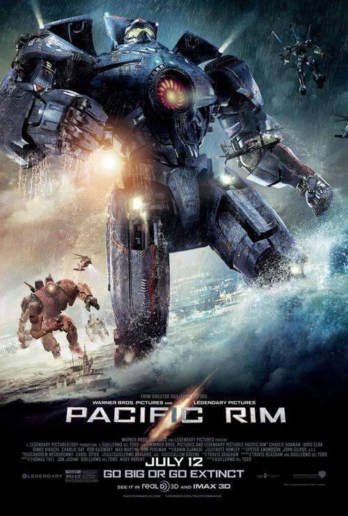 ORIGINAL CINEMA MOVIE POSTER " PACIFIC RIM"