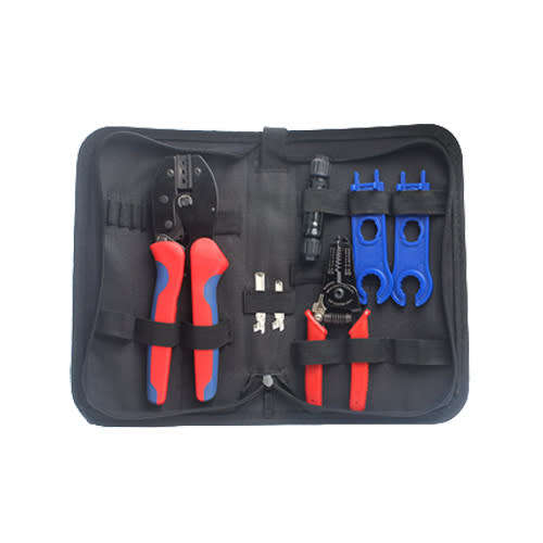 Solar PV MC4 Connectors Crimping Tool & Stripper Tool Kits Set