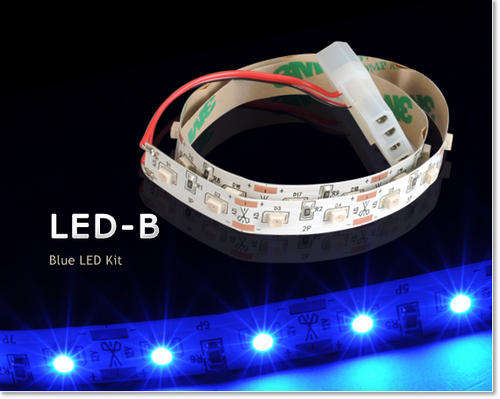 Blue LED Flexible Strip 360mm/26LEDs for PC Chassis Mod