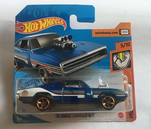 Hot Wheels , 70 Dodge Charger R/T , Short card