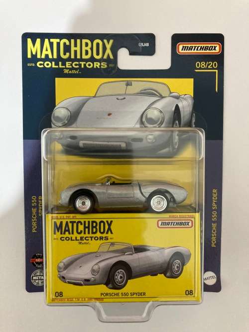 Matchbox , Collectors, Porsche 550 Spyder , on card