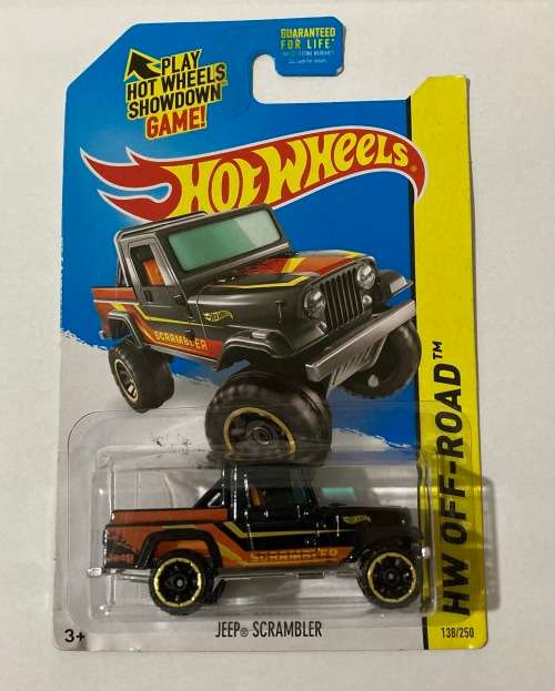 Hot Wheels , Jeep Scrambler , Long card